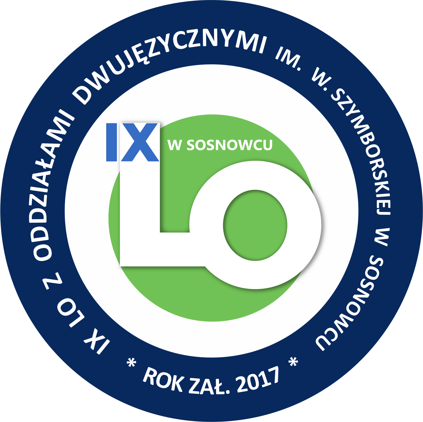 Logo IX Liceum Ogólnokształcące im. Wisławy Szymborskiej w Sosnowcu 